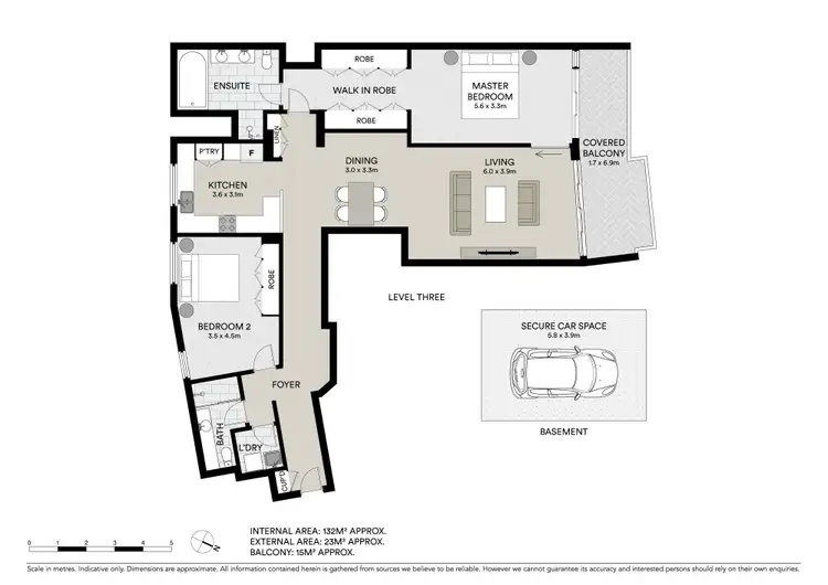 Floorplan of Homely apartment listing, 306/17 Hickson Road, Walsh Bay NSW 2000