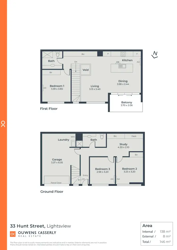 Floorplan of Homely townhouse listing, 33 Hunt Street, Lightsview SA 5085