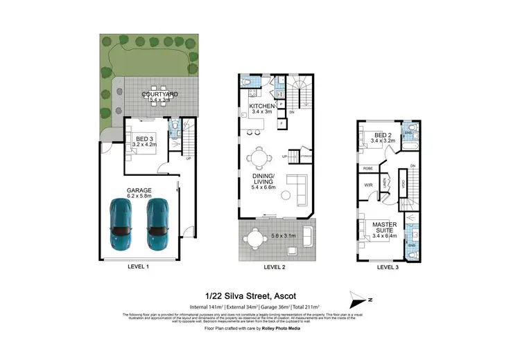Floorplan of Homely unit listing, 1/22 Silva Street, Ascot QLD 4007