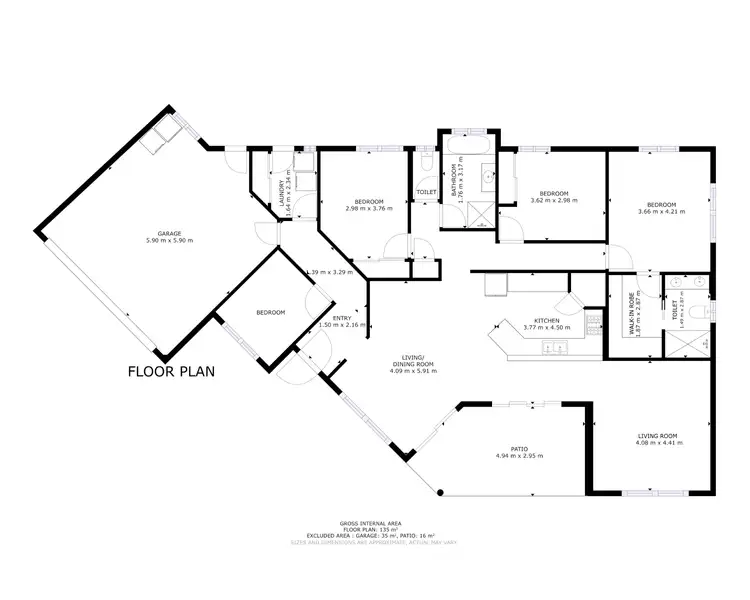 Floorplan of Homely house listing, 5-7 Sandover Close, Bentley Park QLD 4869