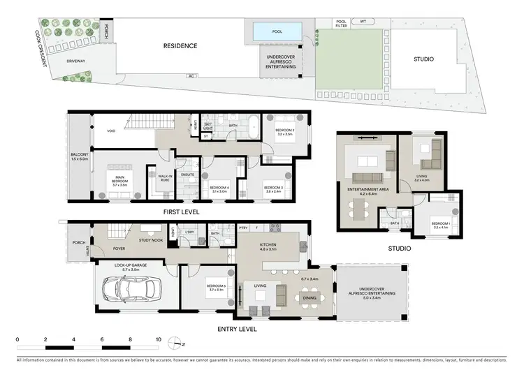 Floorplan of Homely semi-detached listing, 36 Cook Crescent, East Hills NSW 2213