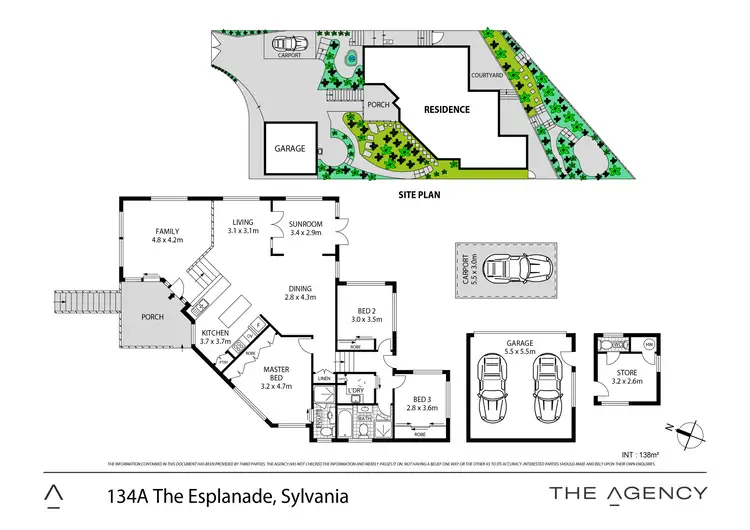 Floorplan of Homely house listing, 134a The Esplanade, Sylvania NSW 2224