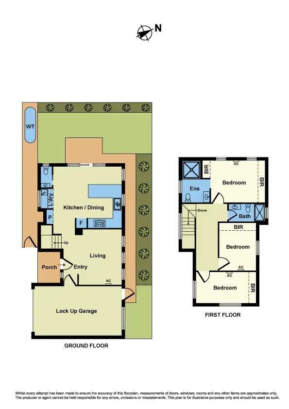 Floorplan of Homely townhouse listing, 3/224 Forrest Street, Ardeer VIC 3022