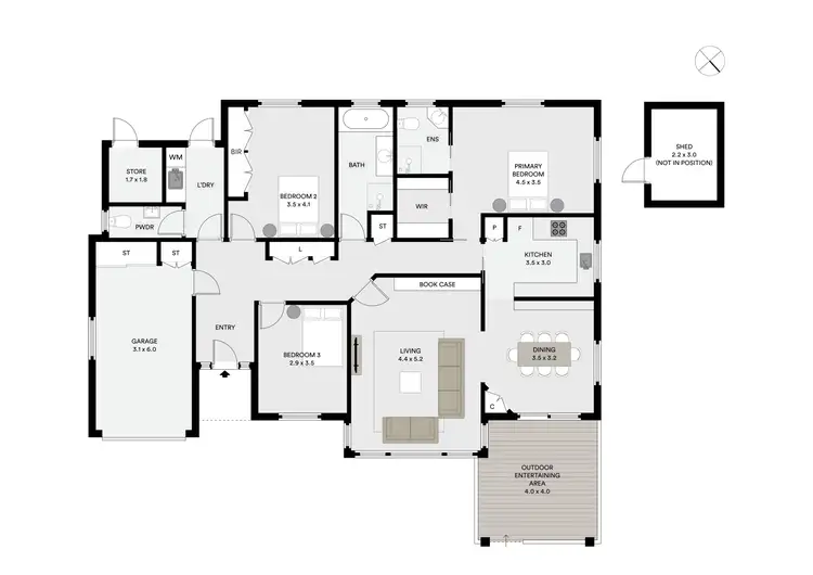 Floorplan of Homely house listing, 89 New World Avenue, Trevallyn TAS 7250