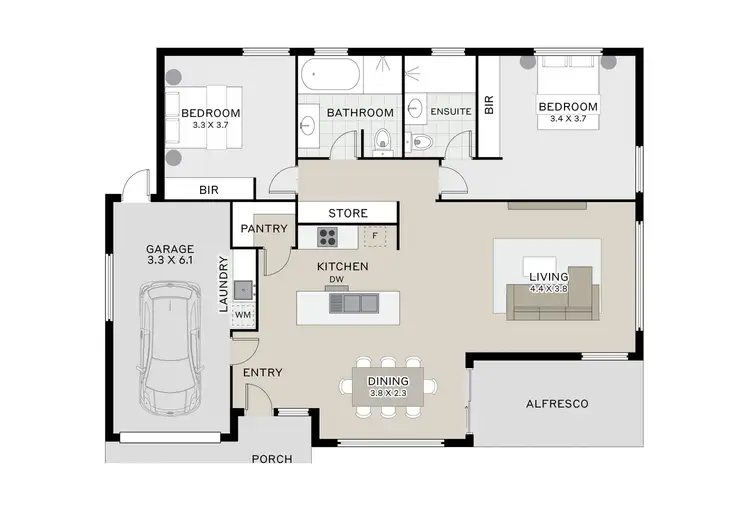 Floorplan of Homely house listing, 4/15 Monastery Court, Longford TAS 7301
