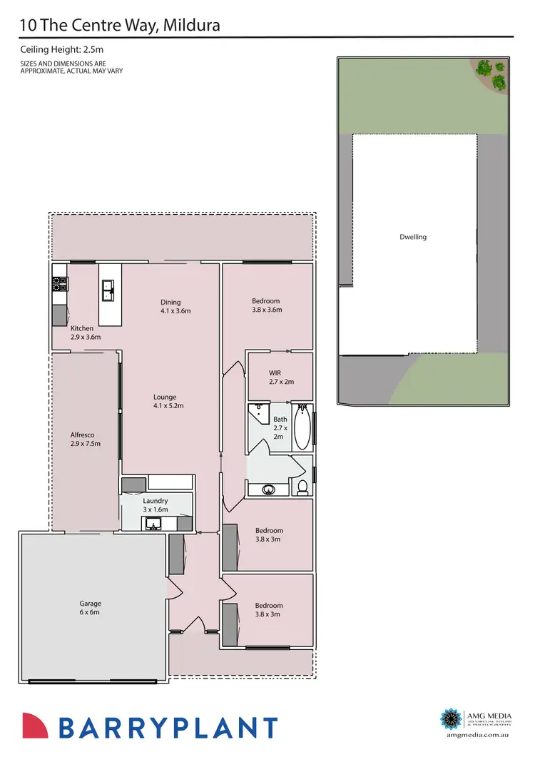 Floorplan of Homely townhouse listing, 10 The Centre Way, Mildura VIC 3500