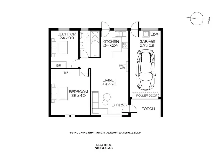Floorplan of Homely unit listing, 7/42 Bath Street, Glenelg South SA 5045