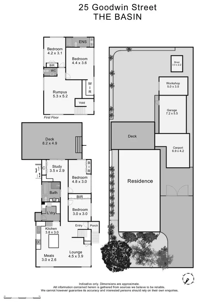 Floorplan of Homely house listing, 25 Goodwin Street, The Basin VIC 3154