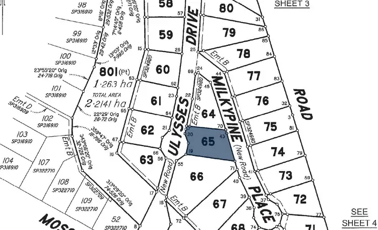 Floorplan of Homely land listing, 3 Milkypine Place, Cannon Valley QLD 4800