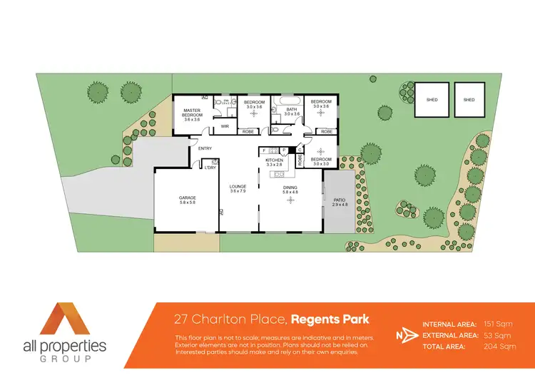 Floorplan of Homely house listing, 27 Charlton Place, Regents Park QLD 4118