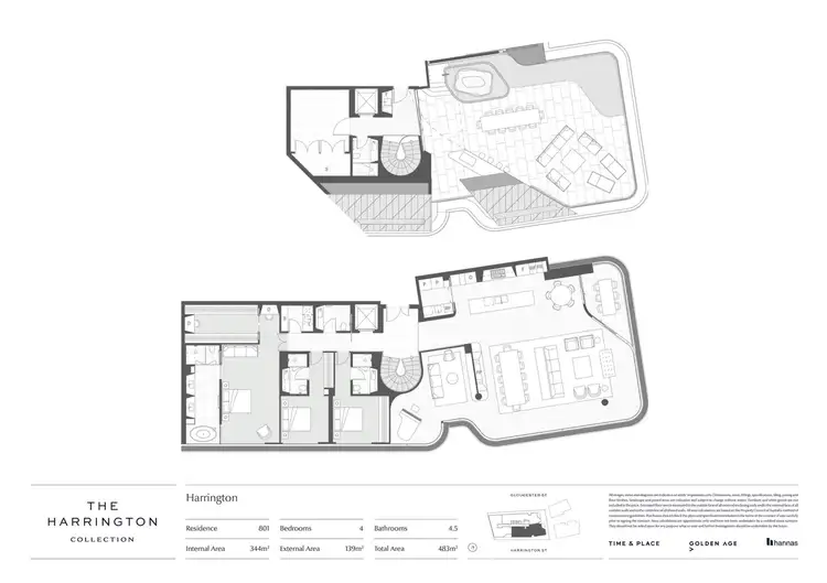 Floorplan of Homely apartment listing, 85 Harrington Street, The Rocks NSW 2000