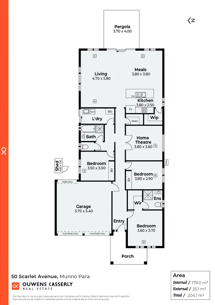 Floorplan of Homely house listing, 50 Scarlet Avenue, Munno Para SA 5115