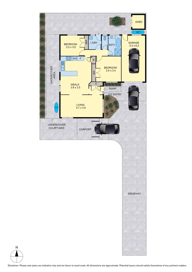 Floorplan of Homely unit listing, 2/78 Howard Street, Reservoir VIC 3073