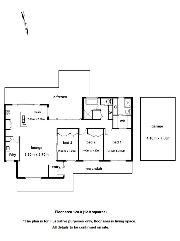 Floorplan of Homely house listing, 3 Bradshaw Drive, Healesville VIC 3777