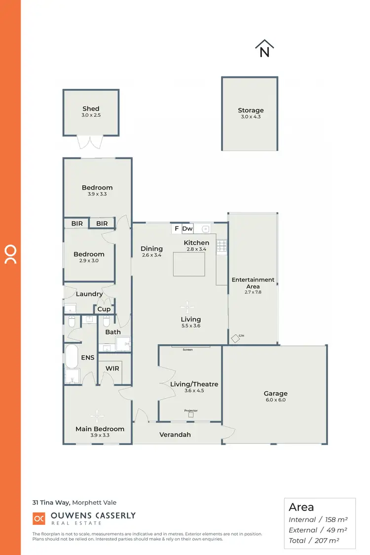 Floorplan of Homely house listing, 31 Tina Way, Morphett Vale SA 5162