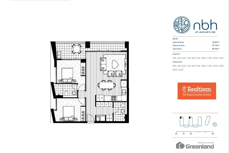 Floorplan of Homely apartment listing, 1001/23 Halifax Street, Macquarie Park NSW 2113