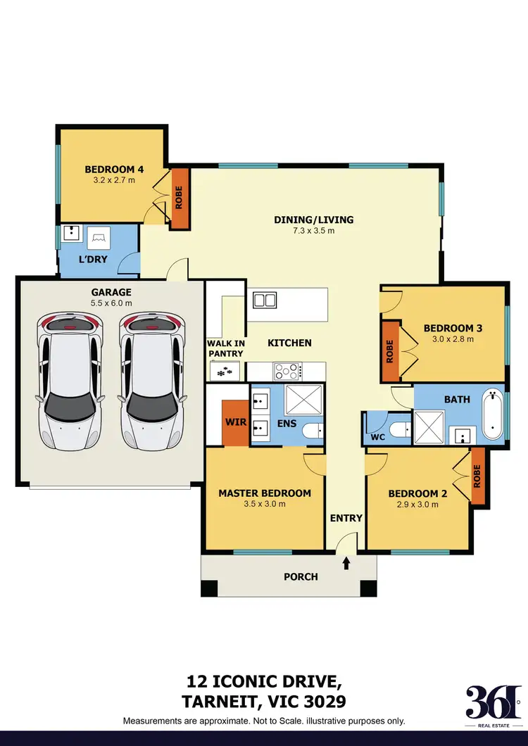 Floorplan of Homely house listing, 12 Iconic Drive, Tarneit VIC 3029
