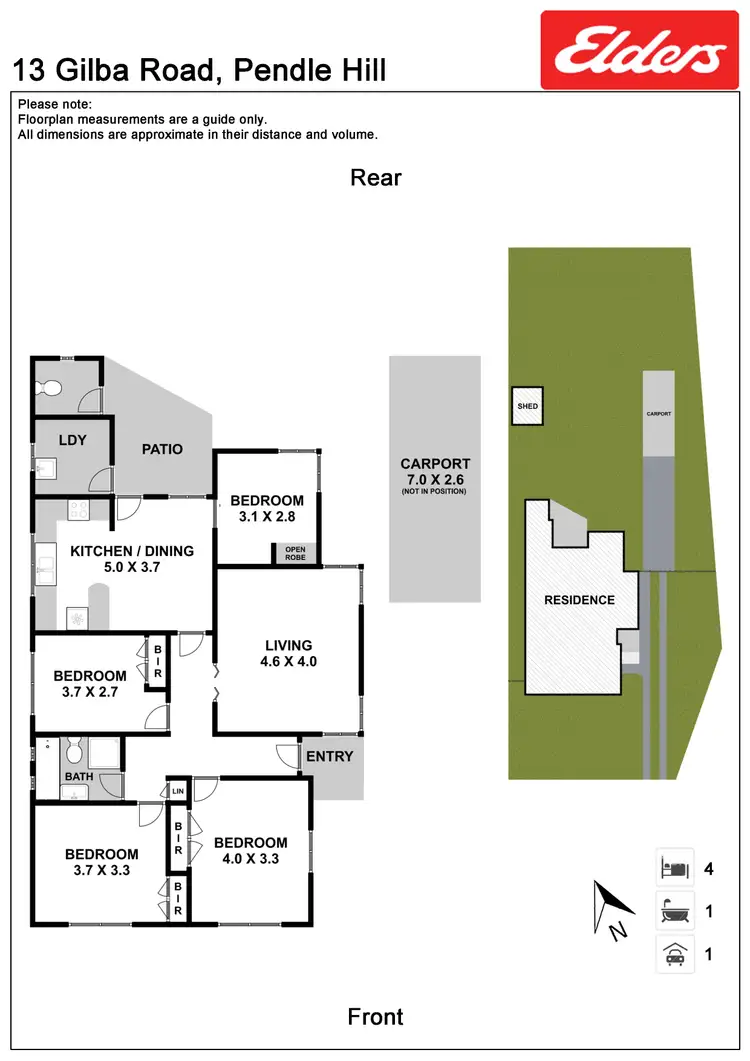 Floorplan of Homely house listing, 13 Gilba Road, Pendle Hill NSW 2145