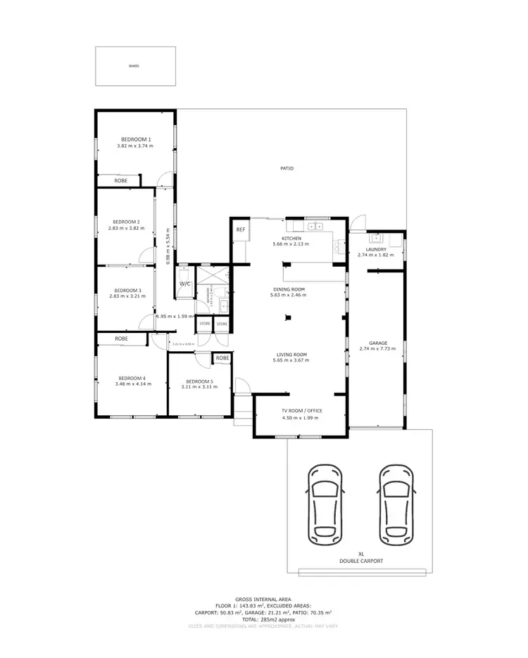 Floorplan of Homely house listing, 136 Hoare Street, Manunda QLD 4870