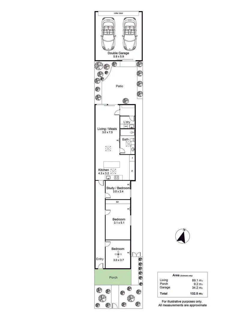 Floorplan of Homely house listing, 174 Young Street, Parkside SA 5063