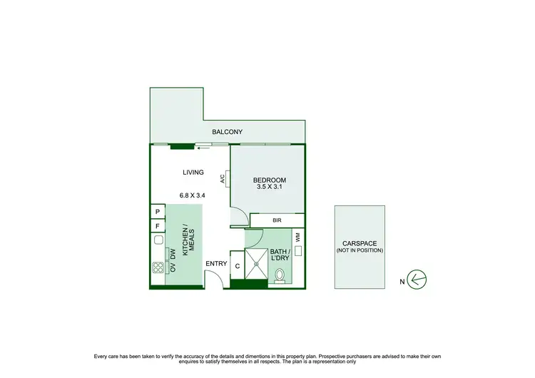 Floorplan of Homely apartment listing, 313/31 Grattan Street, Prahran VIC 3181