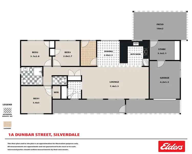 Floorplan of Homely house listing, 1A Dunbar Street, Silverdale NSW 2752