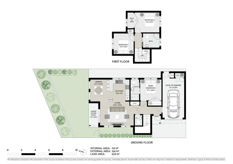 Floorplan of Homely townhouse listing, 1/30 Booker Bay Road, Booker Bay NSW 2257