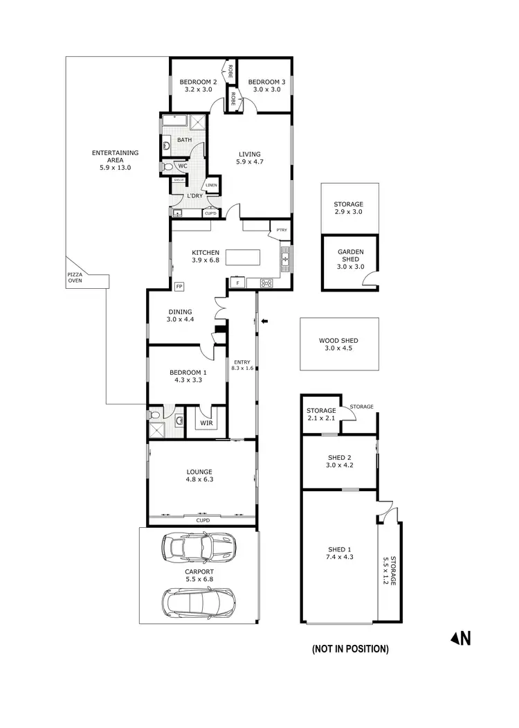 Floorplan of Homely house listing, 16 Forest Drive, Ascot VIC 3551