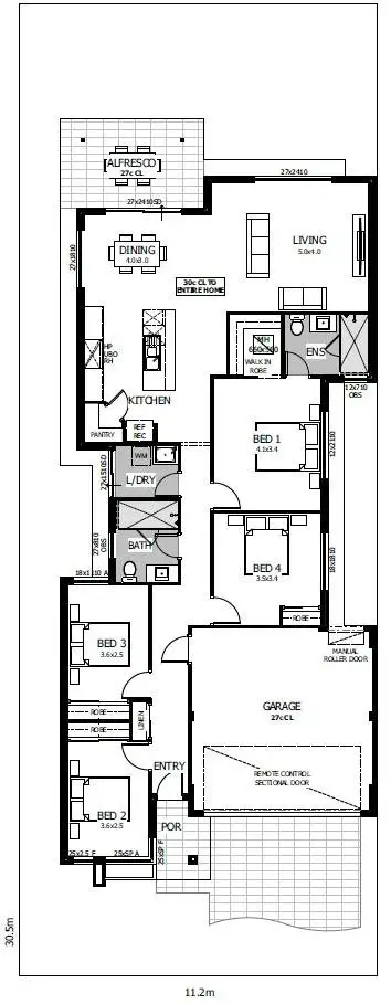 Floorplan of Homely house listing, 22 Little Close, East Cannington WA 6107
