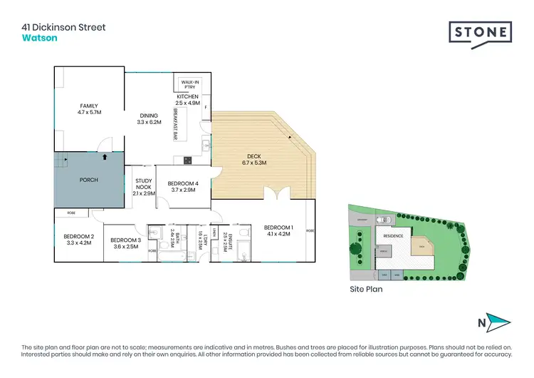Floorplan of Homely house listing, 41 Dickinson Street, Watson ACT 2602
