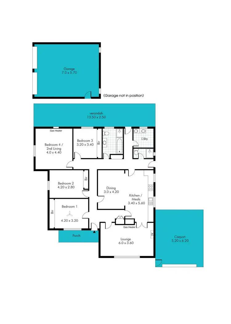 Floorplan of Homely house listing, 10 Mackirdy Street, Fulham SA 5024