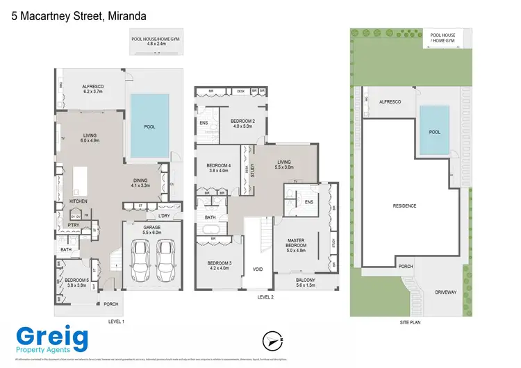 Floorplan of Homely house listing, 5 Macartney Street, Miranda NSW 2228