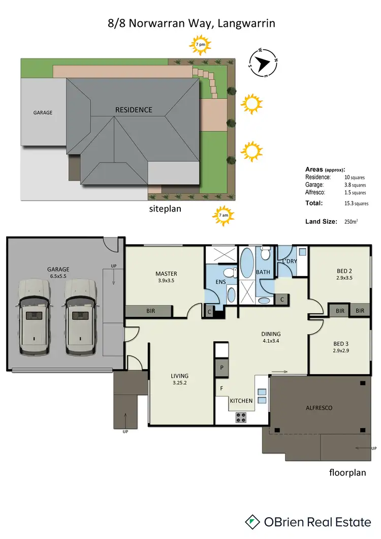 Floorplan of Homely unit listing, 8/8 Norwarran Way, Langwarrin VIC 3910