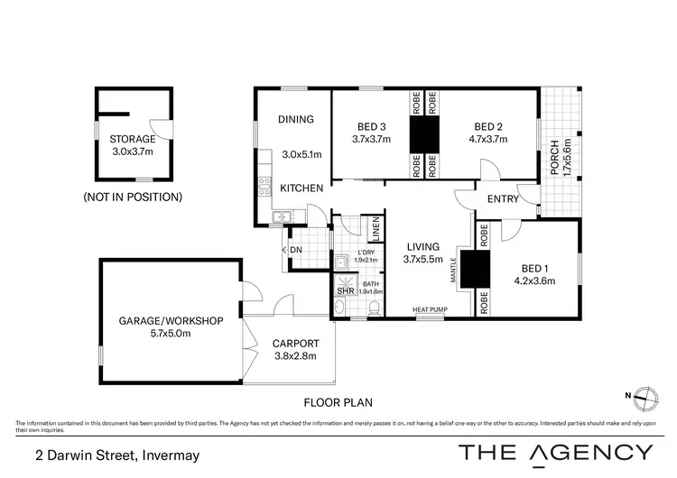 Floorplan of Homely house listing, 2 Darwin Street, Invermay TAS 7248