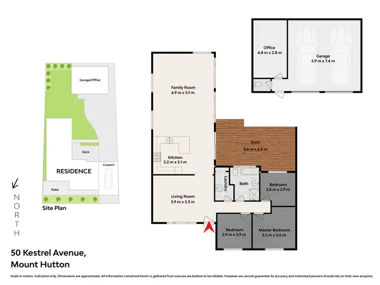 Floorplan of Homely house listing, 50 Kestrel Avenue, Mount Hutton NSW 2290