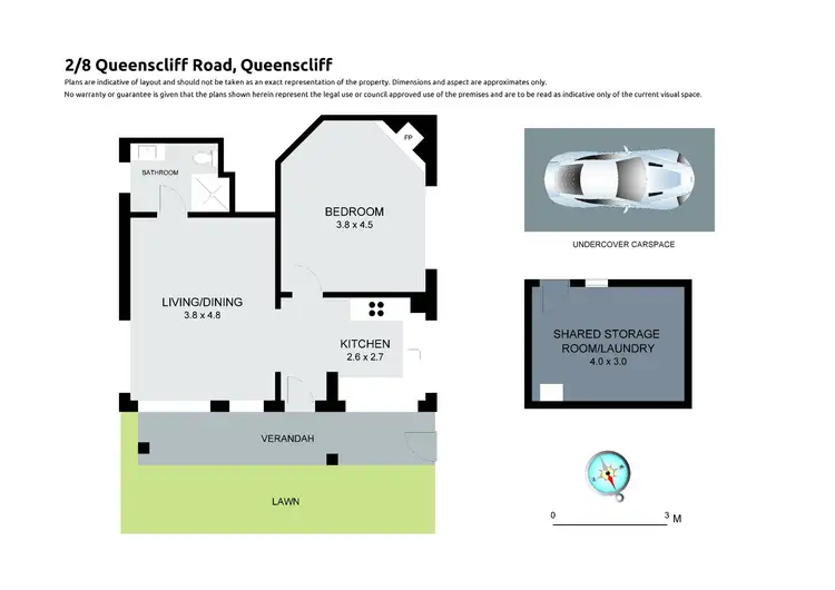 Floorplan of Homely unit listing, 2/8 Queenscliff Road, Queenscliff NSW 2096
