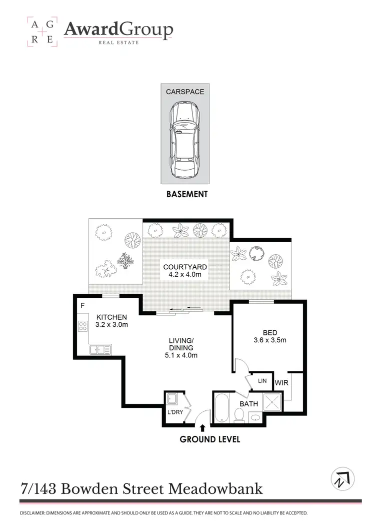 Floorplan of Homely apartment listing, 7/143 Bowden Street, Meadowbank NSW 2114