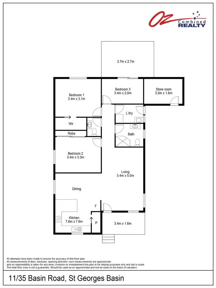 Floorplan of Homely house listing, 11/35 The Basin Road, St Georges Basin NSW 2540