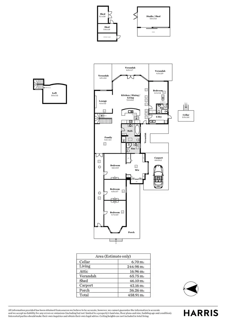 Floorplan of Homely house listing, 4 The Parkway, Leabrook SA 5068