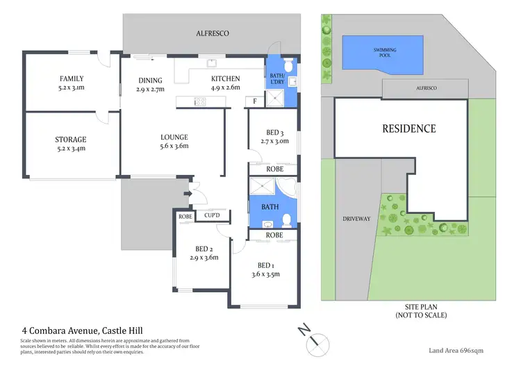 Floorplan of Homely house listing, 4 Combara Avenue, Castle Hill NSW 2154