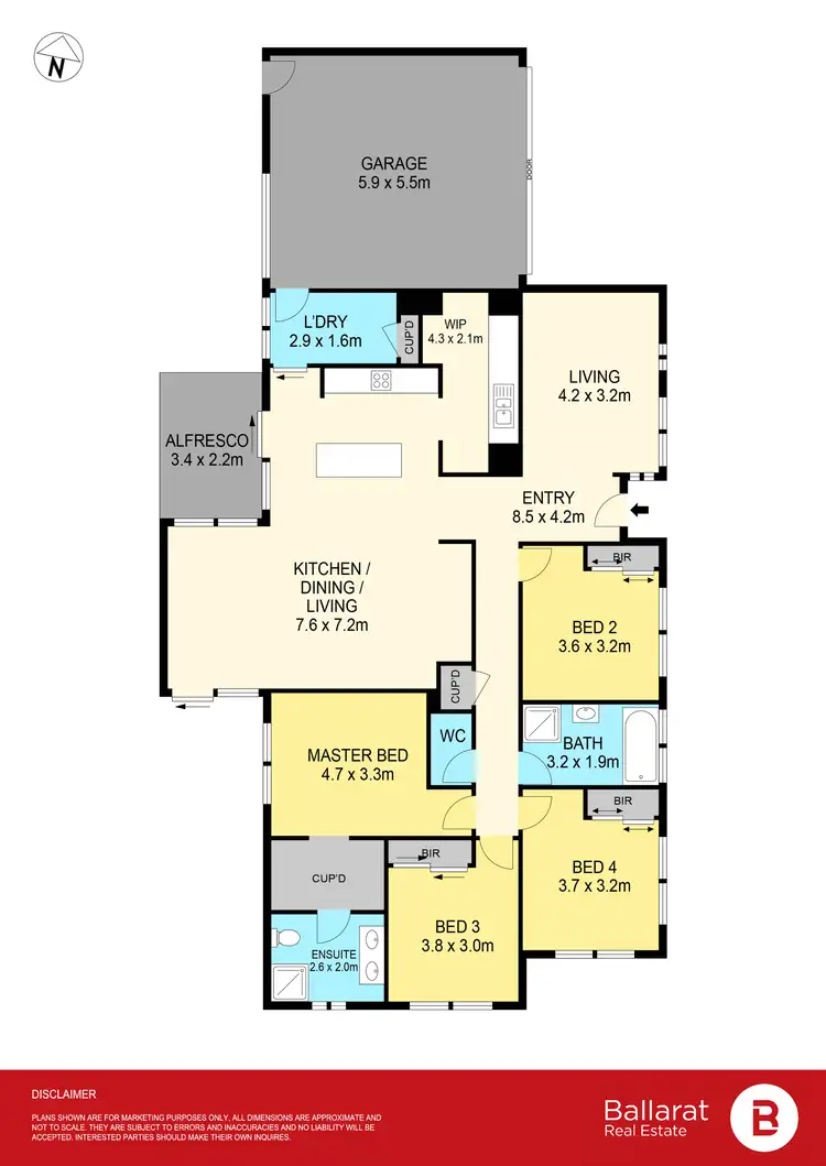 Floorplan of Homely house listing, 15 Emmy Drive, Miners Rest VIC 3352