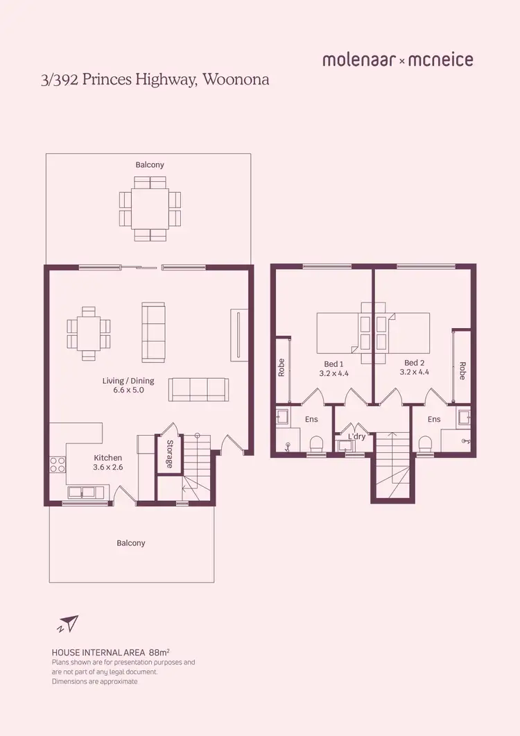 Floorplan of Homely apartment listing, 3/392 Princes Highway, Woonona NSW 2517