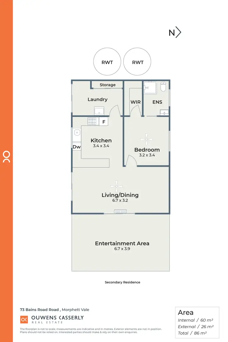 Floorplan of Homely house listing, 73 Bains Road, Morphett Vale SA 5162