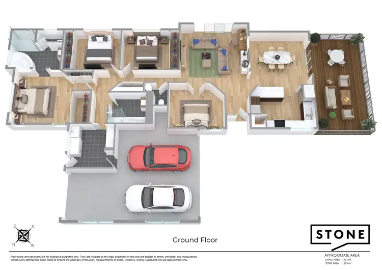 Floorplan of Homely house listing, 3 Farrer Court, Upper Coomera QLD 4209