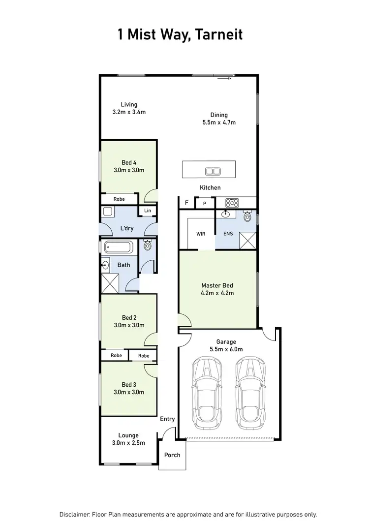 Floorplan of Homely house listing, 1 Mist Way, Tarneit VIC 3029