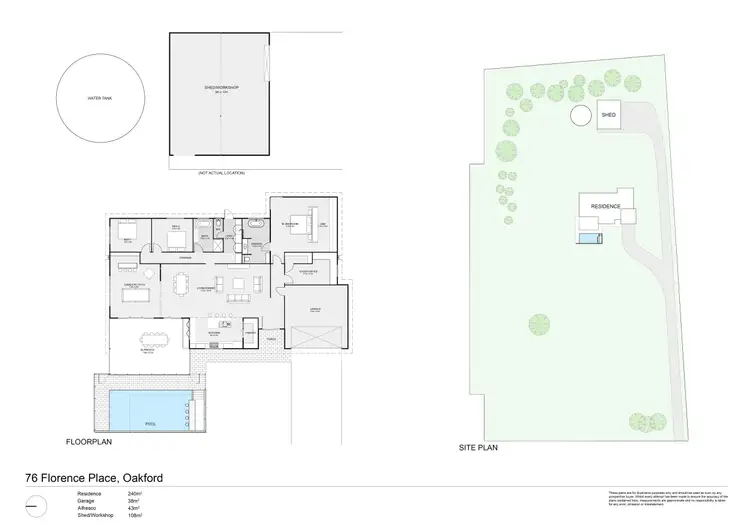 Floorplan of Homely house listing, 76 Florence Place, Oakford WA 6121