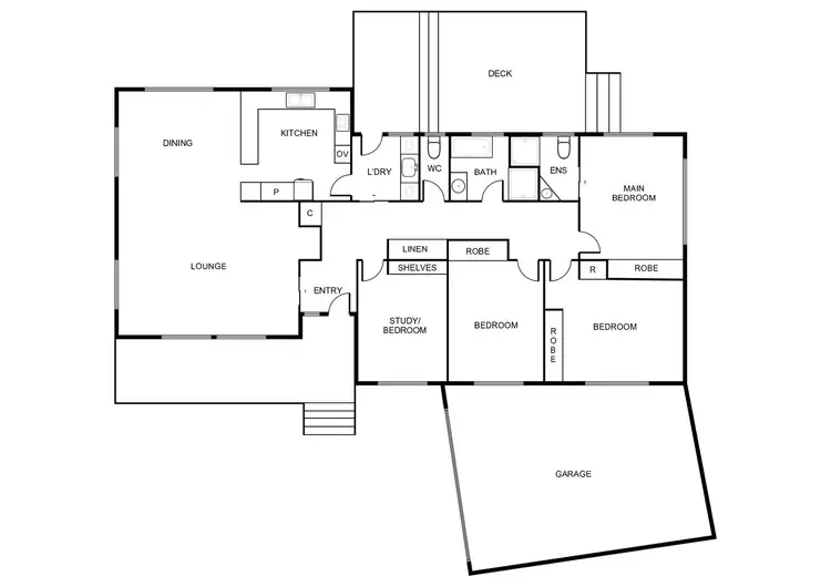 Floorplan of Homely house listing, 8 Loder Place, Kambah ACT 2902