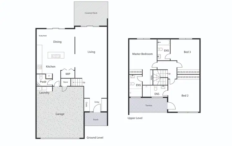 Floorplan of Homely townhouse listing, 2/26 Poynton Street, Hughes ACT 2605