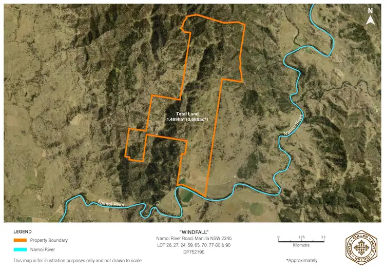 Floorplan of Homely rural property listing, 2195 Namoi River Road, Manilla NSW 2346
