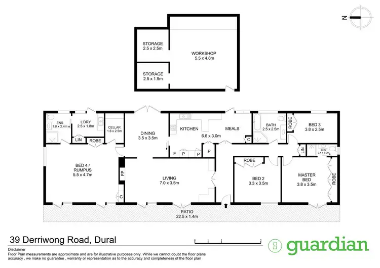 Floorplan of Homely house listing, 39 Derriwong Road, Dural NSW 2158